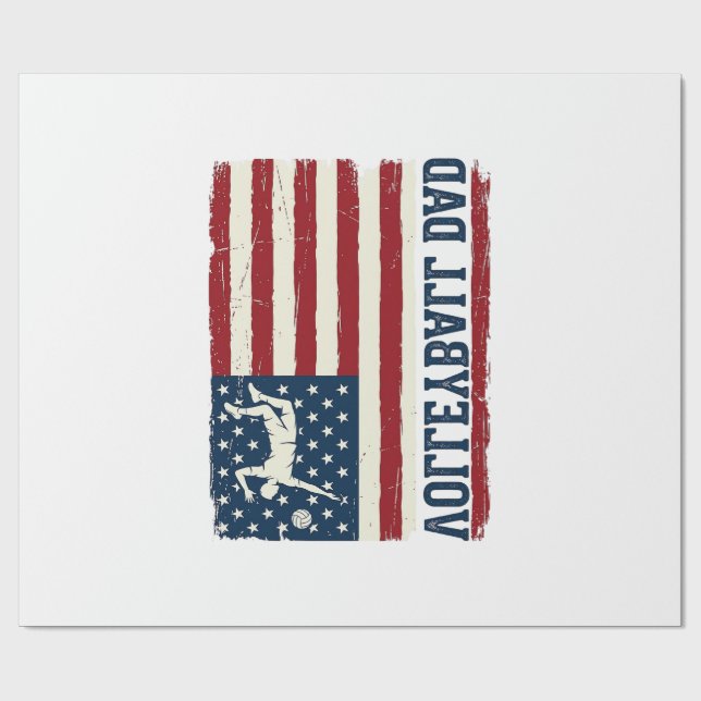Papier Cadeau Conception de chemise de drapeau patriotique de pa (Plat)