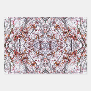 papier cadeau: Conception de fleurs de cerises col