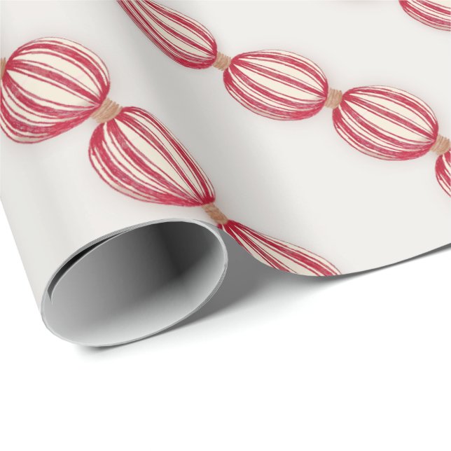 Papier Cadeau Conception de la marmite de Noël Baking Ball (Coin rond)