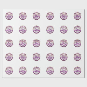 Papier Cadeau Conception de merch prête pour POD de patinoire à
