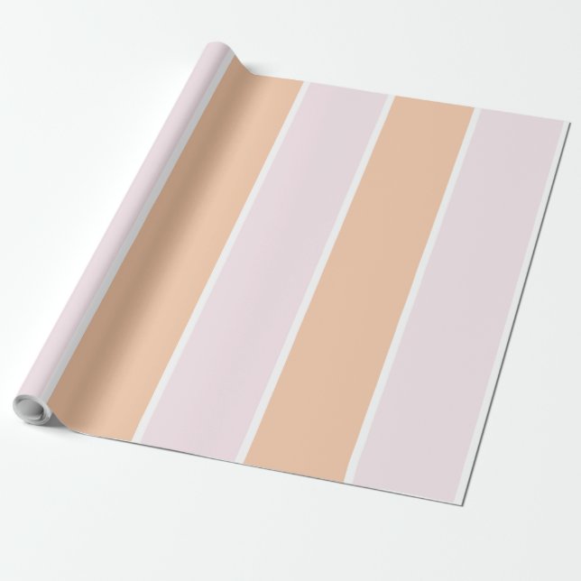 Papier Cadeau Conception de motif à rayures verticales de couleu (Déroulé)