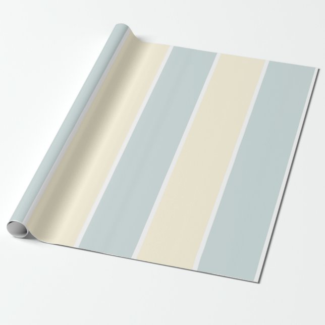 Papier Cadeau Conception de motif à rayures verticales de couleu (Déroulé)