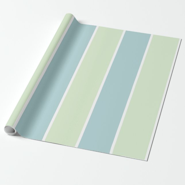 Papier Cadeau Conception de motif à rayures verticales de couleu (Déroulé)