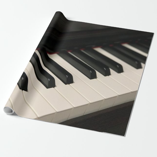 Papier Cadeau Conception de piano cool (Déroulé)