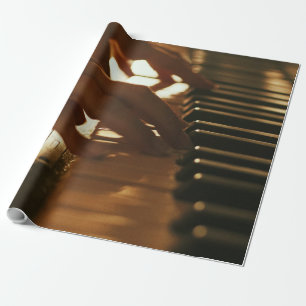 Papier Cadeau Conception de piano Extraordinaire