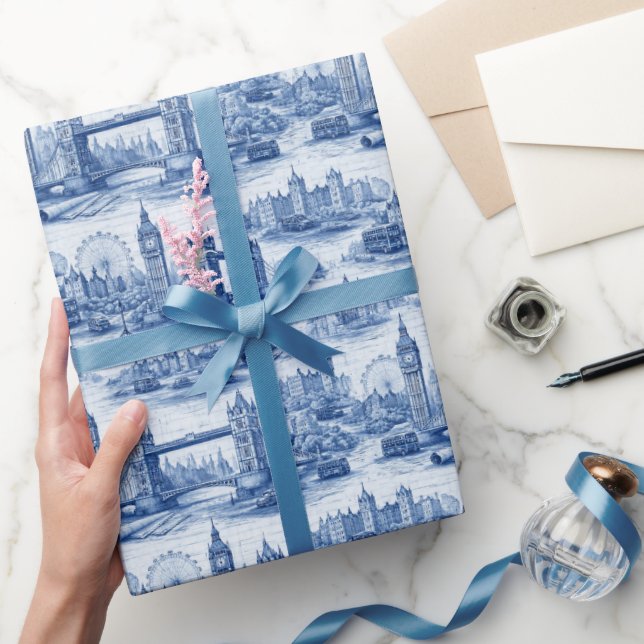 Papier Cadeau Conception de plan directeur architectural de Lond (Cadeaux)