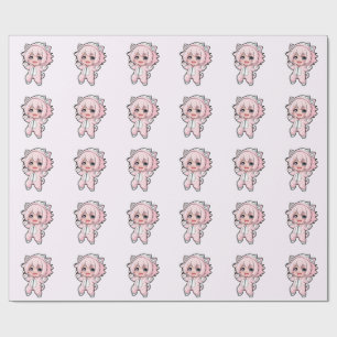 Papier Cadeau Conception de poupée mignonne “en cours de réalisa