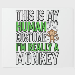 Papier Cadeau Conception de T-shirt Halloween Costume Humain Sin
