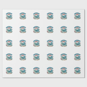 Papier Cadeau Conception de t-shirt pour les 8 ans de la fille d