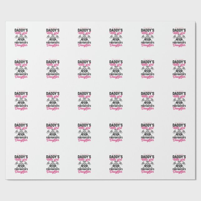 Papier Cadeau Conception de t-shirt vectoriel citation fille de  (Plat)