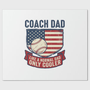 Papier Cadeau Conception de T-Shirt Vintage Patriotique Coach Pa