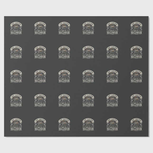 Papier Cadeau Conception de vecteur de compte à rebours de bonbo (Plat)