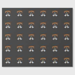 Papier Cadeau Conception de vecteur d'oies de sorcière d'Hallowe