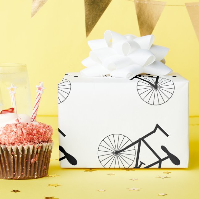 Papier Cadeau Conception de vélos (Fête d'anniversaire)