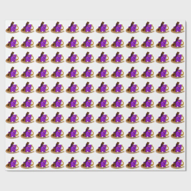 Papier Cadeau Conception des dés de série (Plat)