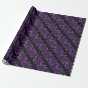 Papier Cadeau Conception diagonale violet noir violet