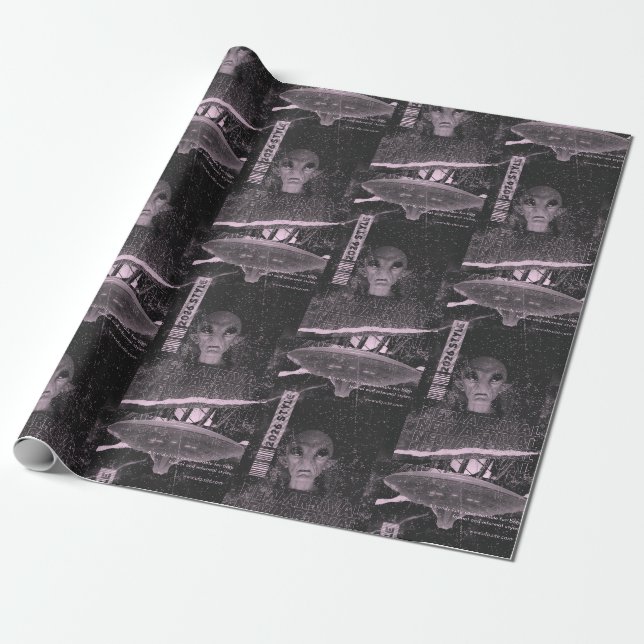 Papier Cadeau Conception d'UFO (Déroulé)