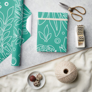 Papier Cadeau Conception florale 34