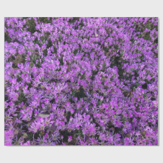 Papier Cadeau Conception florale en violet