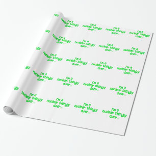 Papier Cadeau Conception Nucléaire Originale