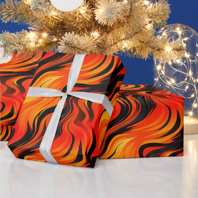 Papier Cadeau Conception par bandes d'art (Vacances)