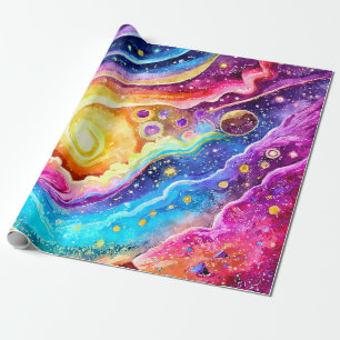 PAPIER CADEAU CONCEPTION SPATIALE MODERNE ET MODERNE