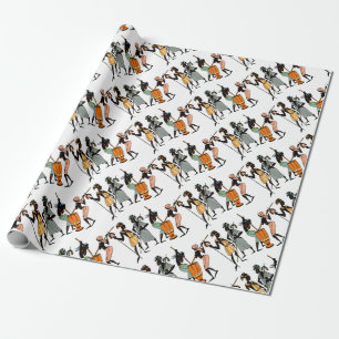 Papier Cadeau Conception tribale indigène ethnique africaine