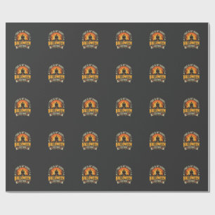 Papier Cadeau Conception vectorielle de costume effrayant pour H
