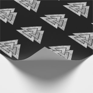Papier Cadeau Conception viking Valknut