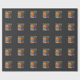 Papier Cadeau Conceptions de chat de sorcière d'Halloween de cho