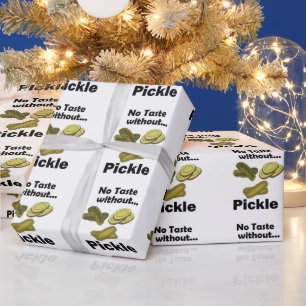 Papier Cadeau Concombres Marinés Sans Goût Sans Fête des Marinés