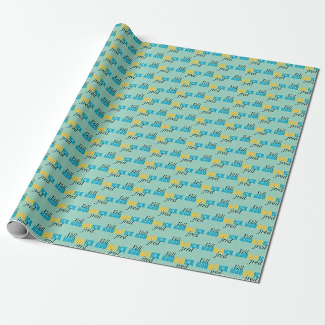 Papier cadeau condensé Vell Muddasick Jred (Déroulé)
