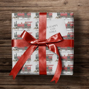 Papier Cadeau Conducteur esthétique du train fou