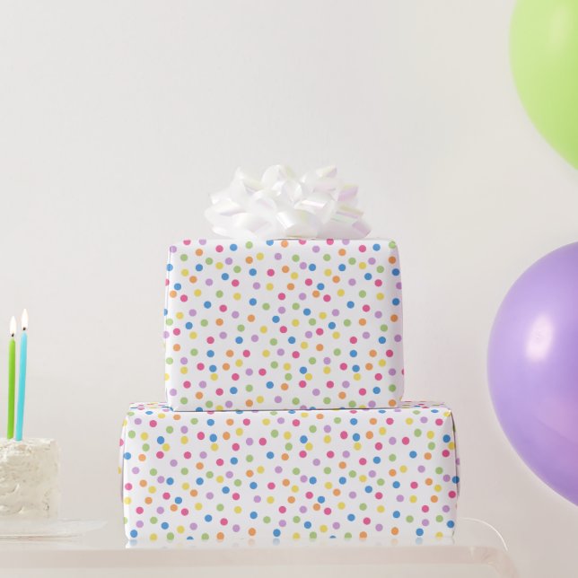 Papier Cadeau Confetti Dazzle (points) (Cadeaux de fête)