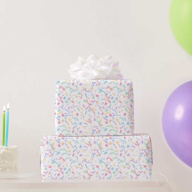 Papier Cadeau Confetti Pastels (Surprise) (Cadeaux de fête)