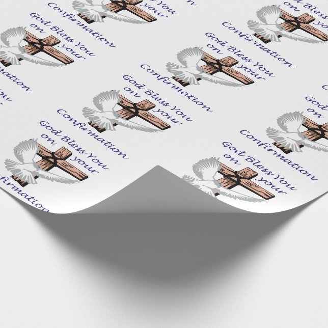 Papier Cadeau Confirmation bienheureuse (Coin)