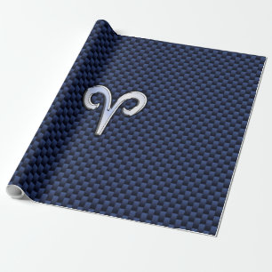 Papier Cadeau Connexion Zodiac Aries pour la flotte Blue Carbon