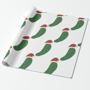 Papier Cadeau Conserves au vinaigre de Noël