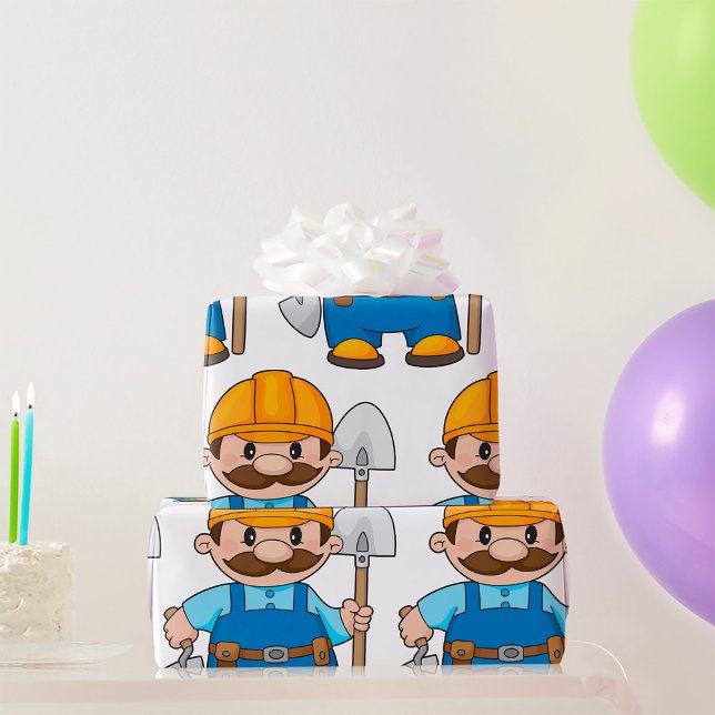 Papier Cadeau Constructeur Avec Une Chaussure (Créateur téléchargé)