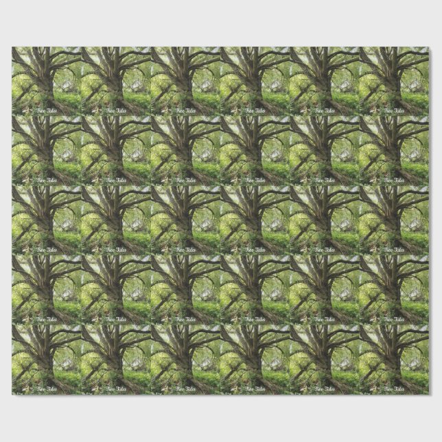 Papier Cadeau Contes d'arbres  (Plat)