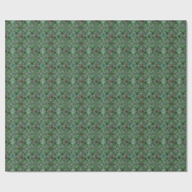 Papier Cadeau Controlled Chaos – Green (Plat)
