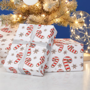 Papier Cadeau Cookie de pain de gingembre Kawaii