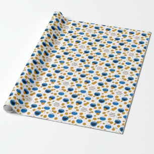Papier Cadeau Cookie Monster C est pour motif de cookie