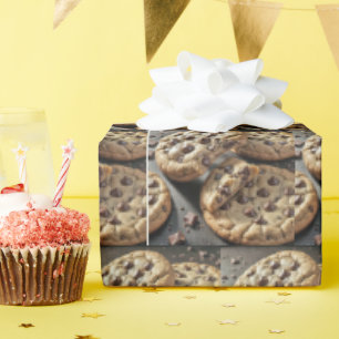 Papier Cadeau Cookies à puces de chocolat sélectionnables