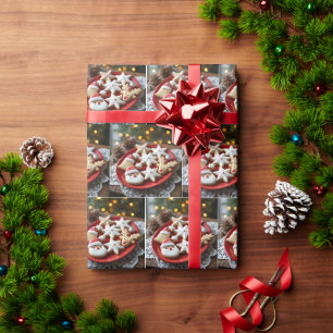 Papier Cadeau Cookies de Noël