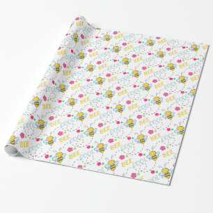 Papier Cadeau Cool d'abeilles Noël customisé
