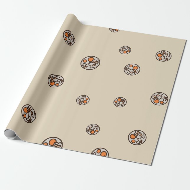 Papier Cadeau Cool Decentraland CryptoCurrency Coin Signal Motif (Déroulé)