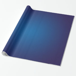 Papier Cadeau Cool Grainy Deep Blue Vignette