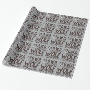 Papier Cadeau Cool Grey Wolf