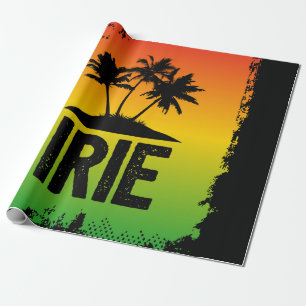 Papier Cadeau Cool IRIE Jamaican Rastafarian Sentez-vous bon dev